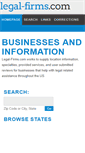 Mobile Screenshot of legal-firms.com